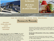 Tablet Screenshot of chambresdhotescantalauvergne.com